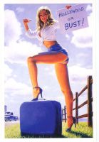 Postkarte "Pin-up".