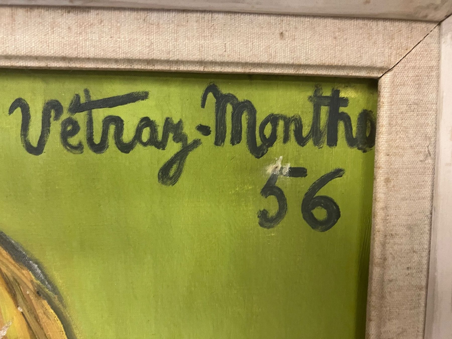 Dipinti: HUILE SUR TOILE SIGNÉE ET DATÉE 56 – Usato da Genève venduto da Qanil77 4