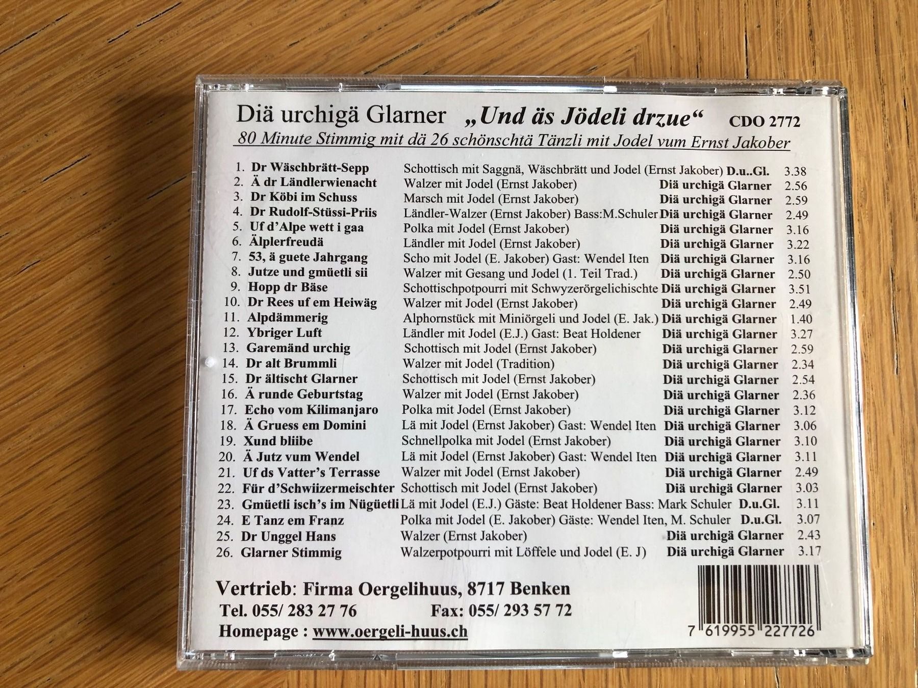 CD: Diä urchigä Glarner – Usato da Schübelbach venduto da Dolly990_2 1