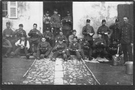 #Militär , Echtfoto Grenzbesetzung 1914