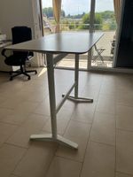 Table haute de bar/bureau blanc/bon état