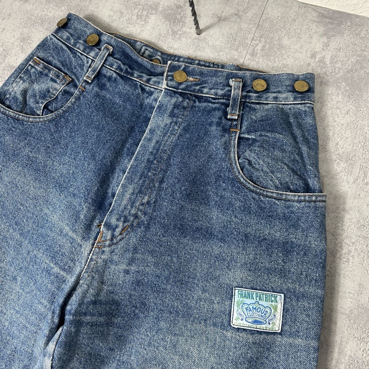 Jeans: Jeans Vintage Frank Patrick à Patchs Taille XS (42) – Nuovo (secondo la descrizione) da Hauterive NE venduto da Leo_o 5