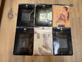 6 pair of Stockings (to be used with suspenders).  M or one