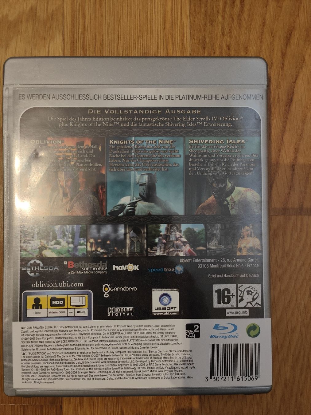 Spiele: Oblivion PS3 – Gebraucht aus Liestal von bebbi1989 1