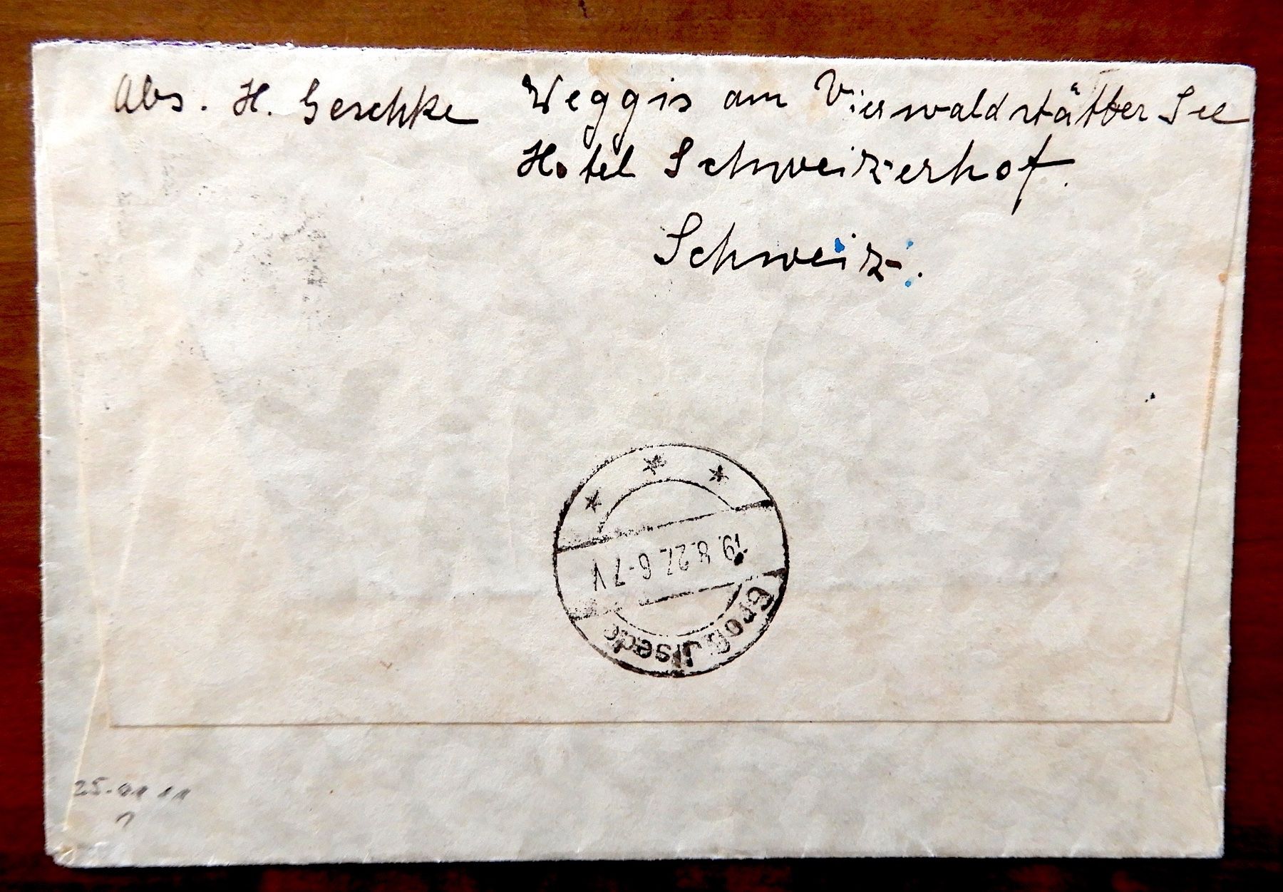 Tous les timbres: FLUG ZÜRICH - HANNOVER, 1927 – D'occasion à Luzern par Johann7 1
