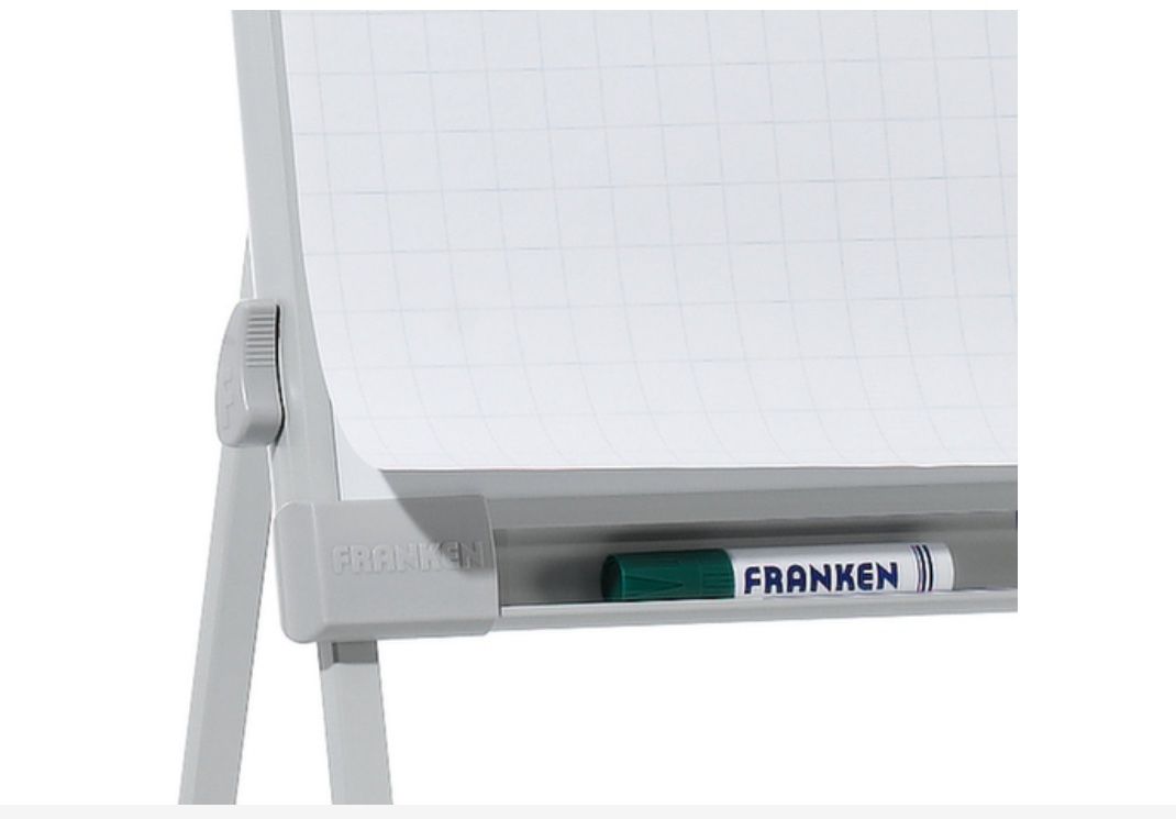 Wandtafeln: Flipchart PRO Deluxe Standard mit 2 Papierhaltern, Höhe 1100 – Neu und originalverpackt aus Necker von liq24 2