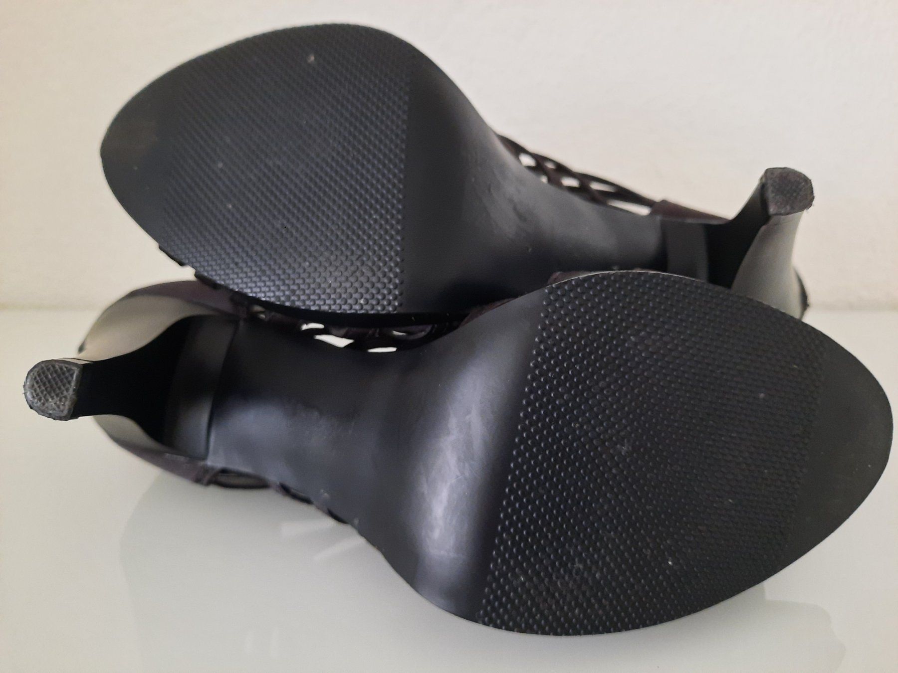 Damenschuhe: Riemchen-Sandale Satin schwarz Gr. 37 NEU – Neu (gemäss Beschreibung) aus Dörflingen von Palmetto 5