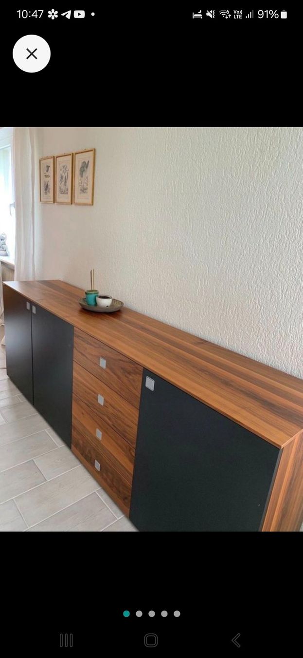 Kommoden: Sideboard in Nussbaum furniert – Gebraucht aus Dachsen von DaviOe 8