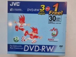 JVC DVD-RW Camcorder, 4 Stk. Pack, EURO 2008, Rarität