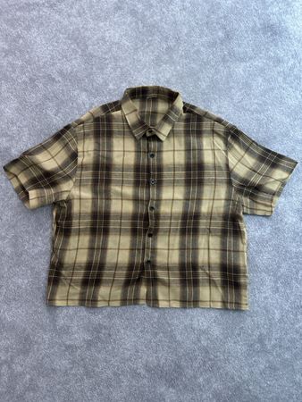 Lässiges Kurzarmhemd, Holzfäller Look, GR S Top Zustand!