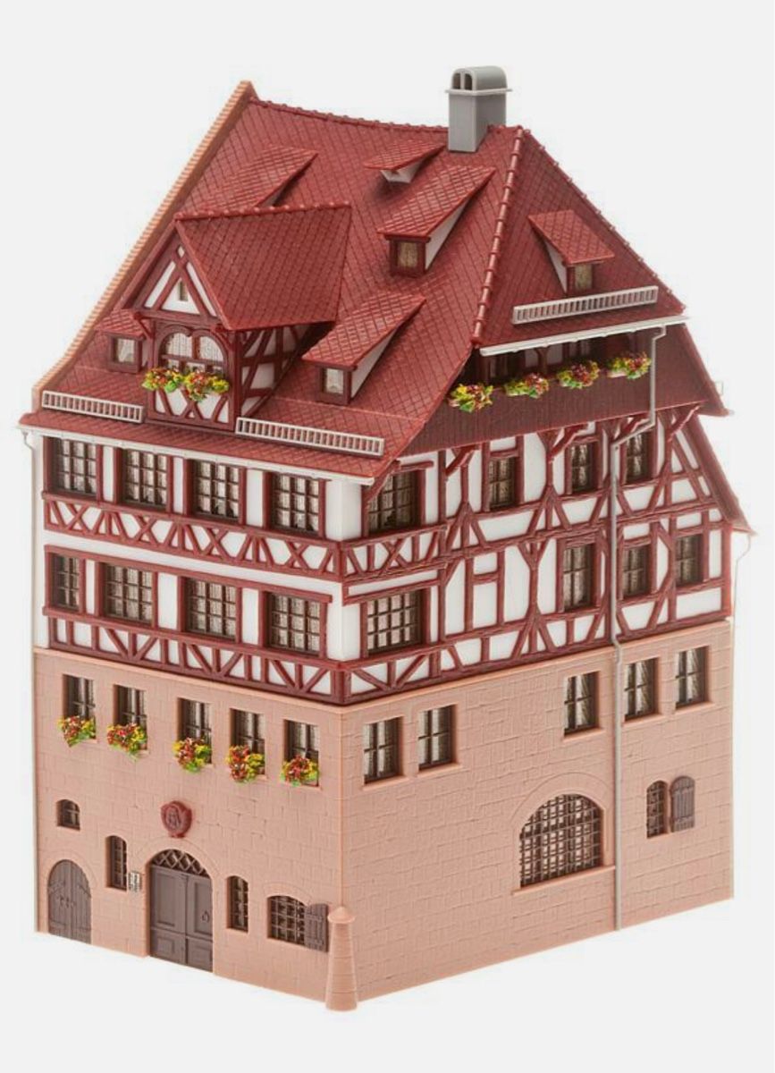 Faller Modellini di ferrovie: Faller HO Bausatz 191756 Albrecht-Dürer-Haus – Nuovo (secondo la descrizione) da Wollerau venduto da saymon_eggler 1
