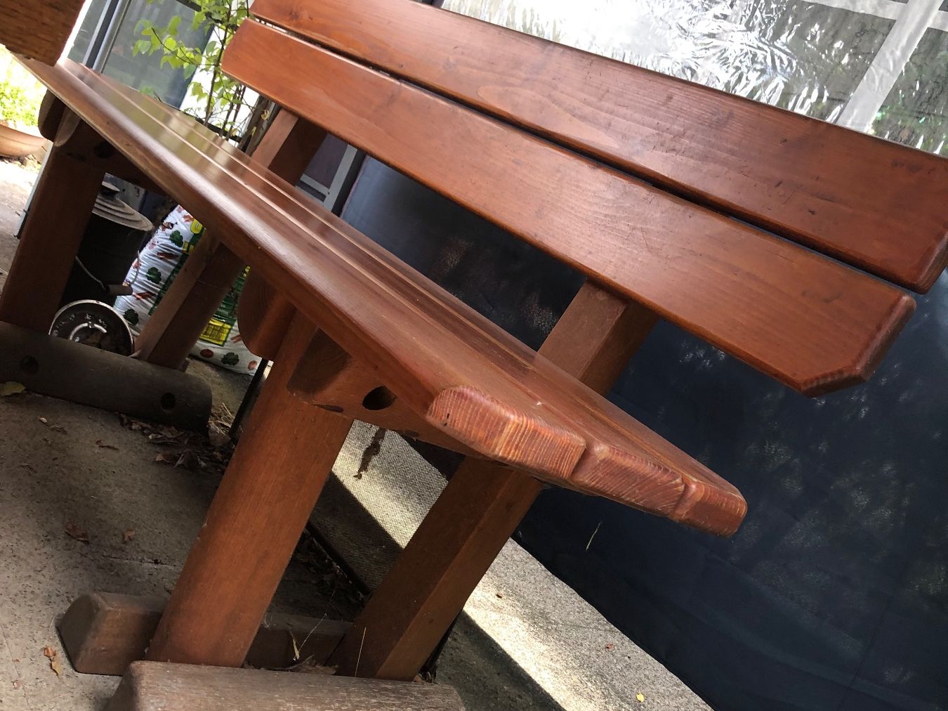 Tischset: Massiver Kirschbaumtisch mit Bänken – Gebraucht aus Bischofszell von Claudia.06 7