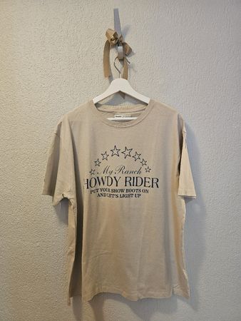 Pull & Bear T-Shirt Grösse XL mit coolem Print Howdy!