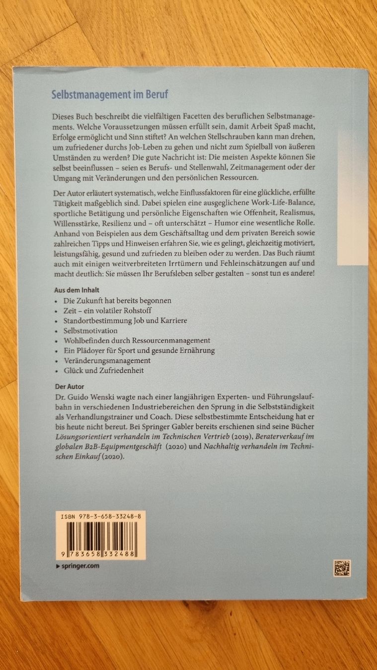 Livres: Buch "Selbstmanagement im Beruf" Guido Wenski – Neuf (Voir description) à Wauwil par lin_hn8v 1