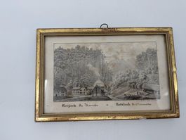 Antiker Stich Rotzloch Kt. Unterwalden