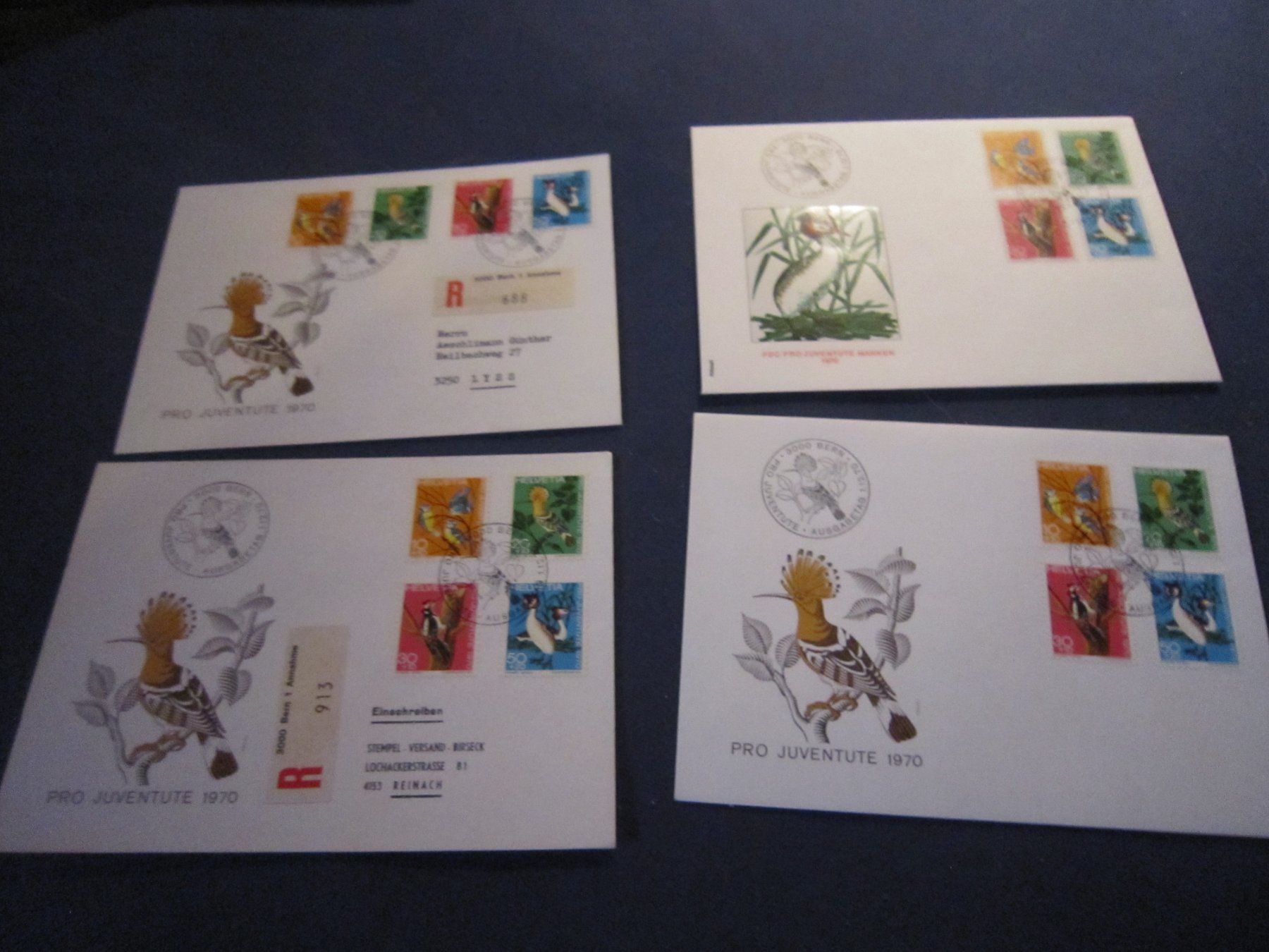 Tous les timbres: PJ 1970 FDC Serien – D'occasion à Gordola par Polentaefung