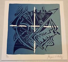 Lithografie von Gaspare Otto Melcher 1985     (ID b3876)