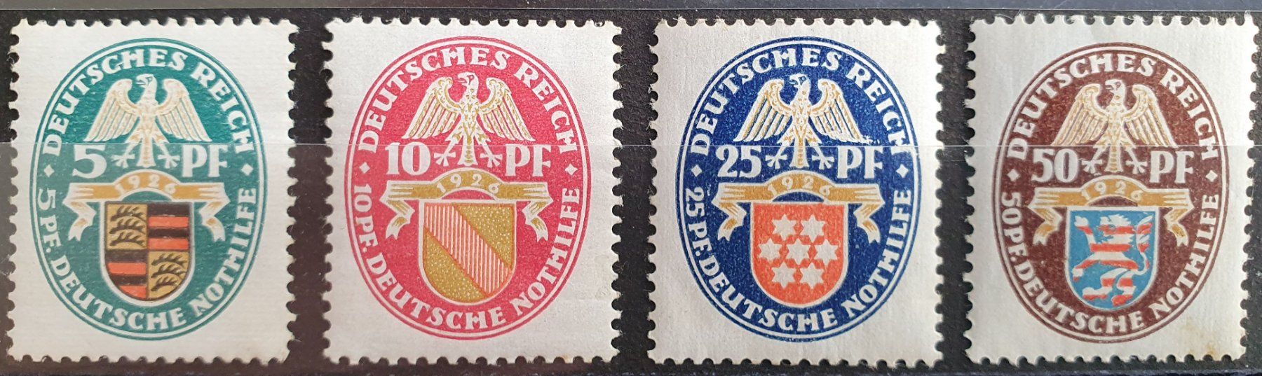 Tutti i francobolli: Deutsches Reich 308-401 ** Nothilfe 1926 postfrisch – Usato da Fislisbach venduto da Zigzag12