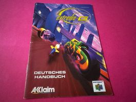 ANLEITUNG FÜR EXTREME G NINTENDO 64