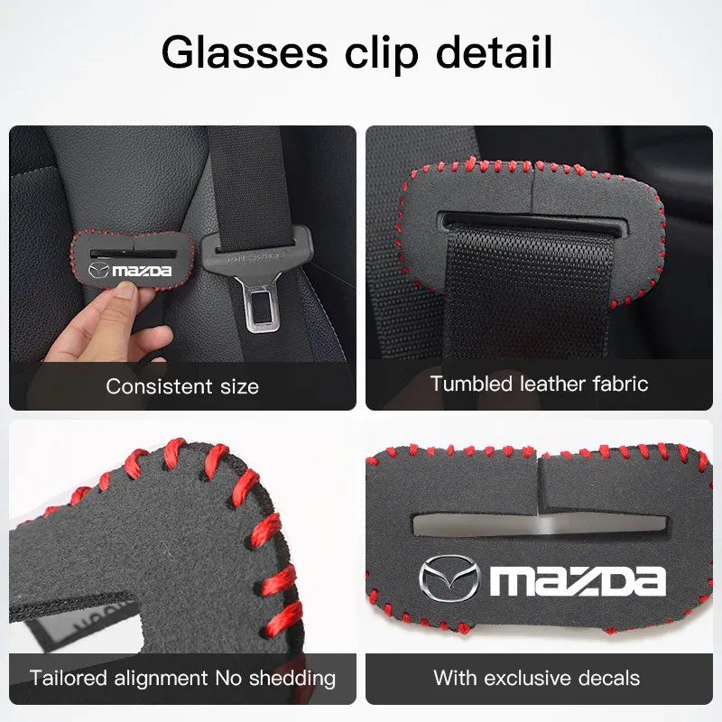 Fibbie per cinture: Mazda Sicherheitsgurt Schnalle Abdeckung – Nuovo e nell'imballaggio originale da Winterthur venduto da CarsShowCase3