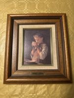 Albert Anker Bild / Vor dem Schulgang
