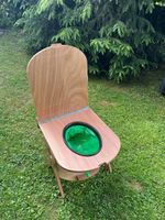 Klapp-WC Schrebergarten / Camping  Vollholz neu