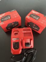 Milwaukee Akku Set 2x M18 8.0 Ah AKKU + M12-18 FC Ladegerät
