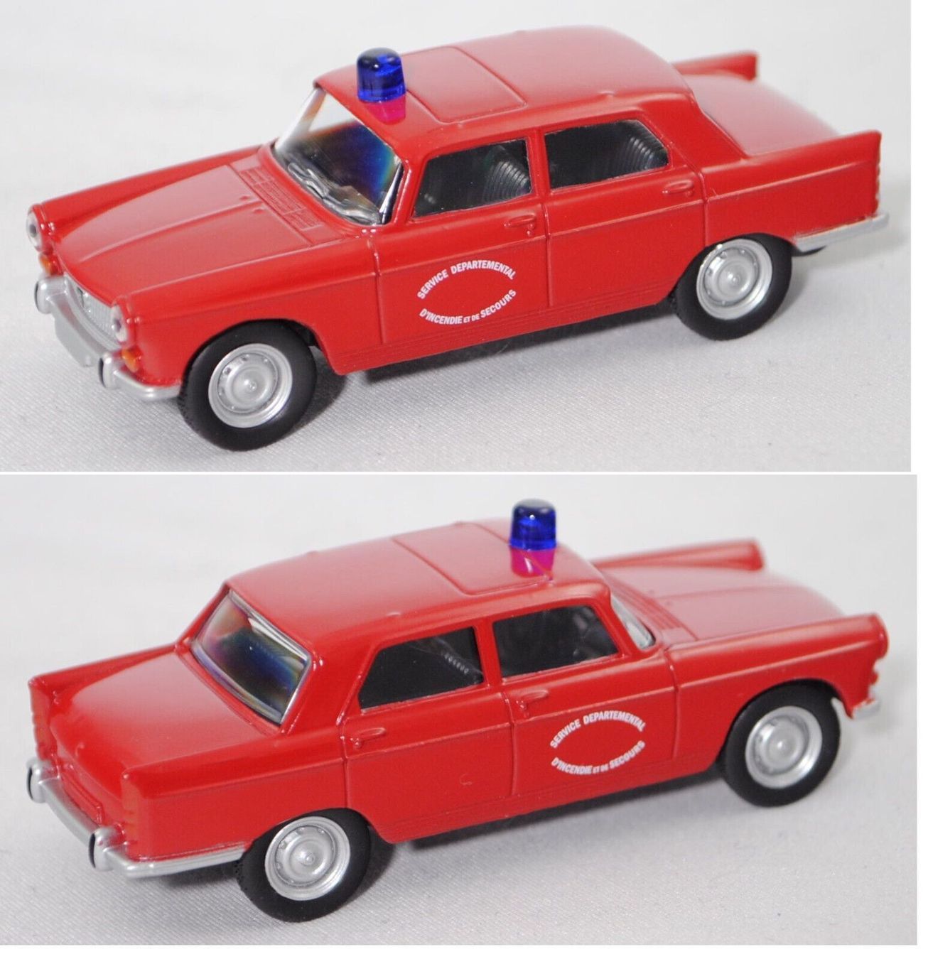 Peugeot Modellini d'auto: Peugeot 404 Feuerwehr – Nuovo e nell'imballaggio originale da Wohlen AG venduto da PrivatSammlung