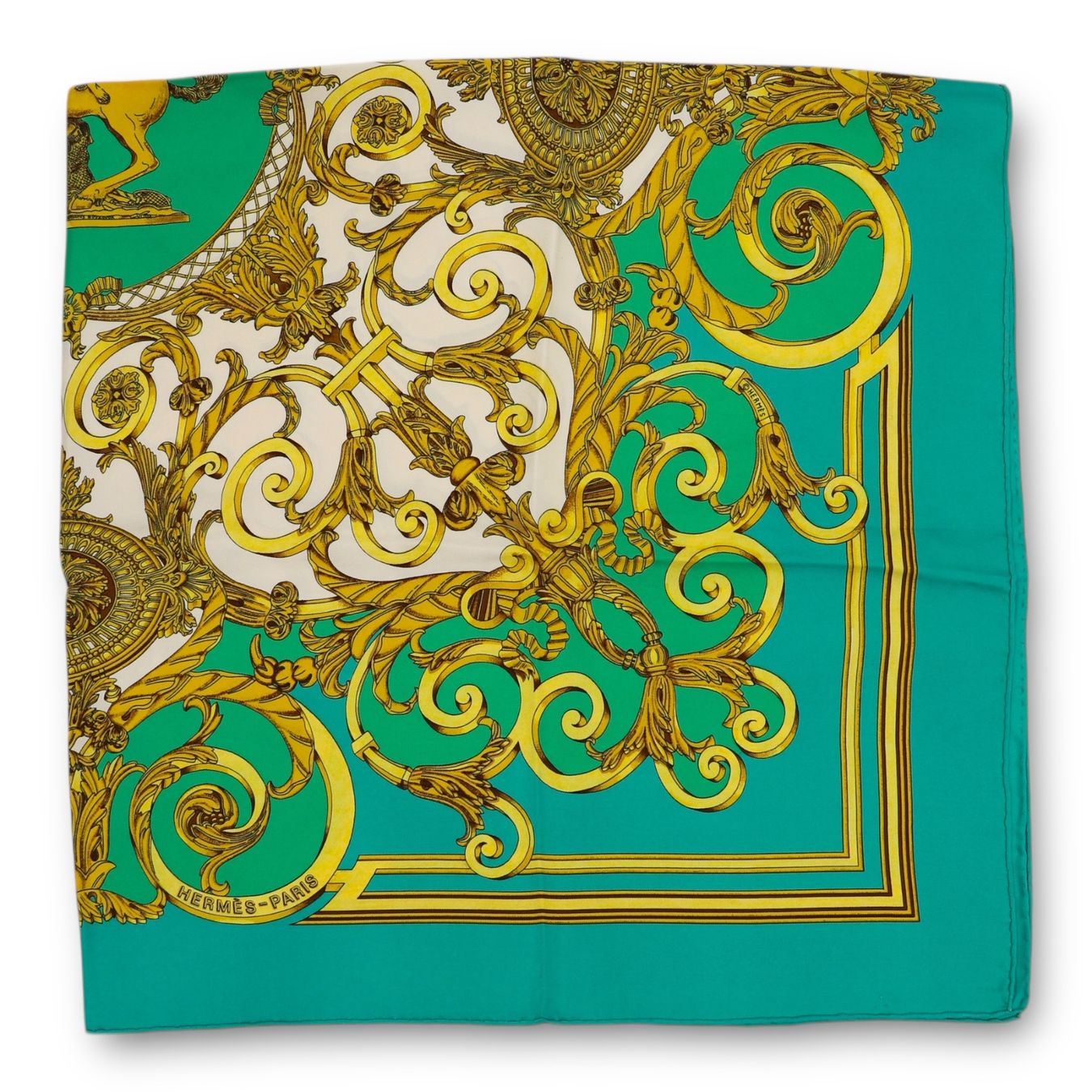 Hermès Foulard & Sciarpe: Hermès Carré "Les Tuileries" – Usato da Binningen venduto da Designerlabels