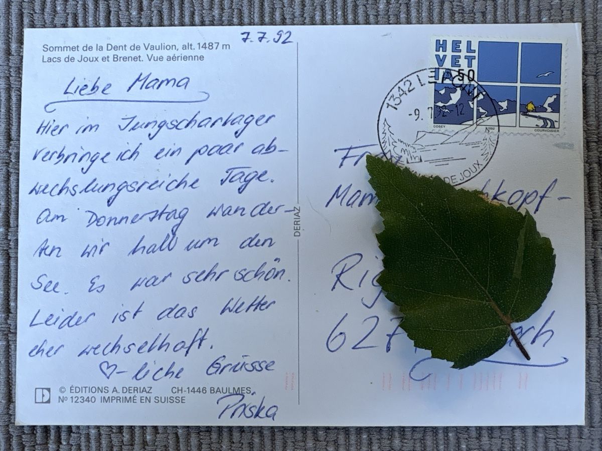Cartoline postali: AK von Lac de Joux & Brenet – Usato da Rümlang venduto da Brieftaube1 2