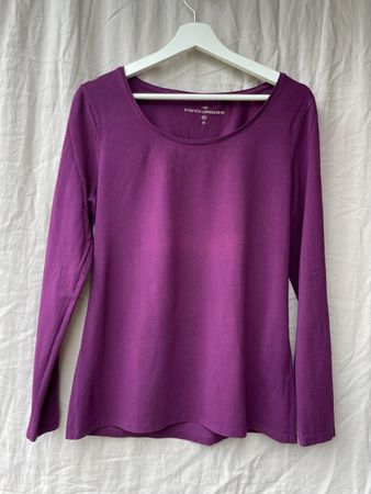 Langarmshirt in violett