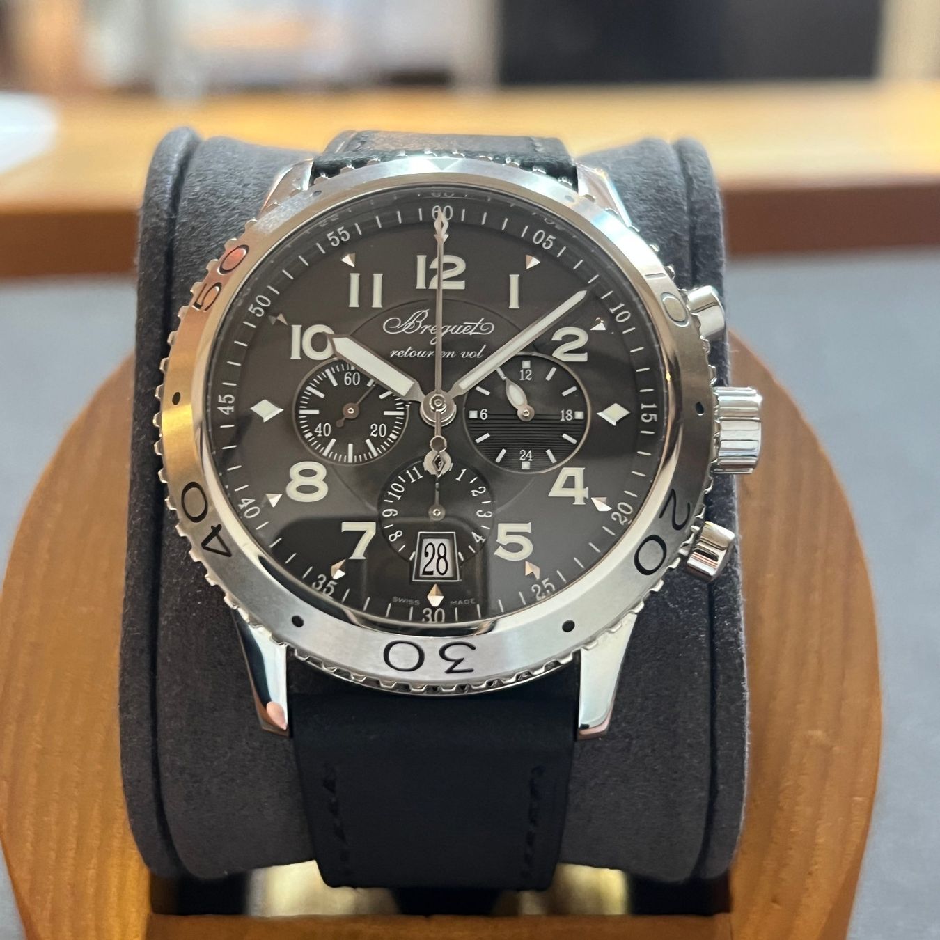 Breguet Orologi: Breguet Type XXI Chronograph Flyback 3810ST/92/9ZU – Usato da Carouge GE venduto da Watchaser
