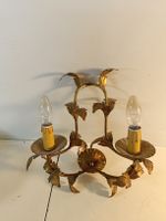 Wandleuchte Goldene Vintage  2-flammig (nov124)