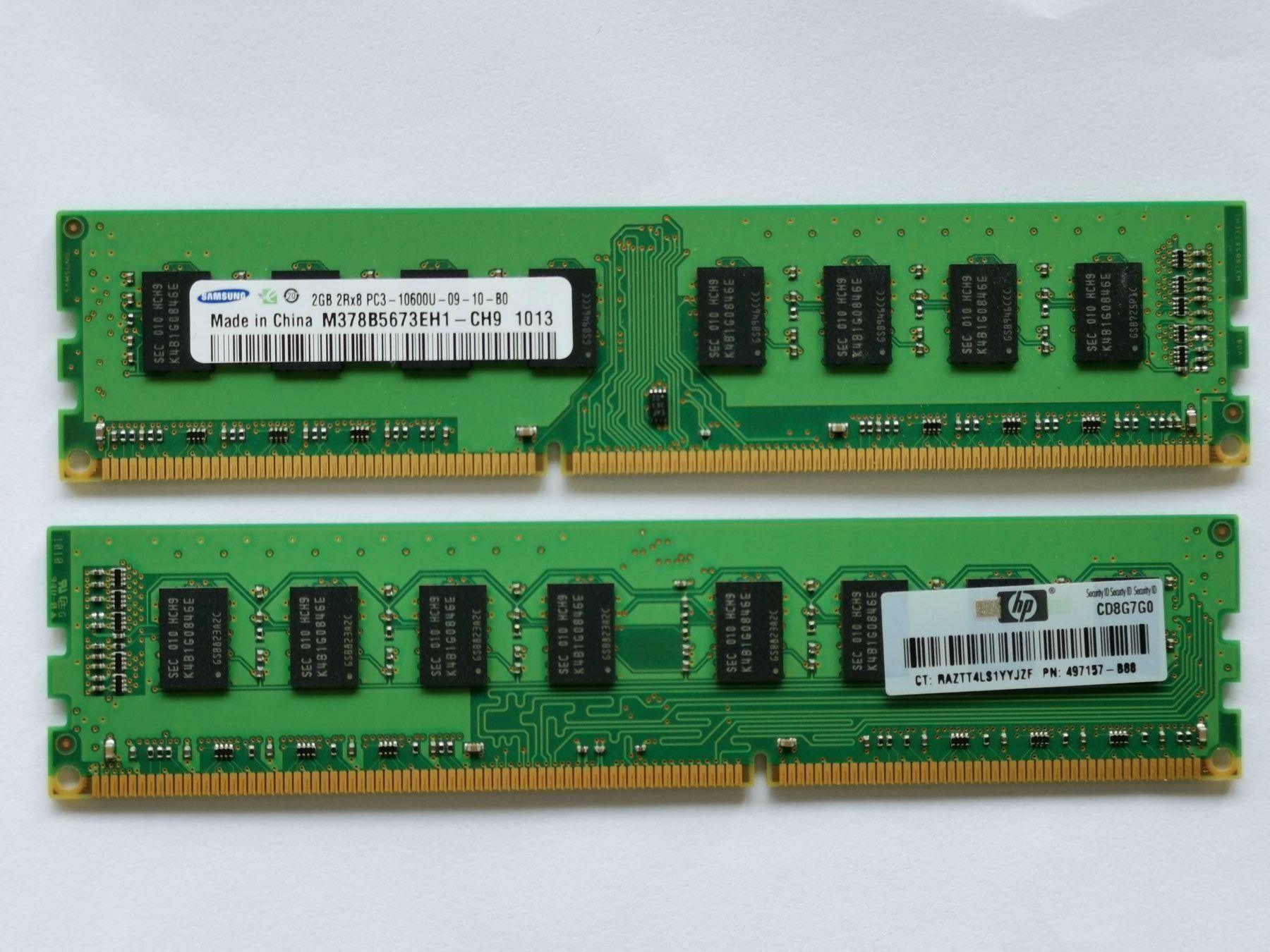 Samsung Memoria / RAM: Samsung 2GB 1Rx8 PC3-10600U – Usato da Mels venduto da Zeppelin08 4