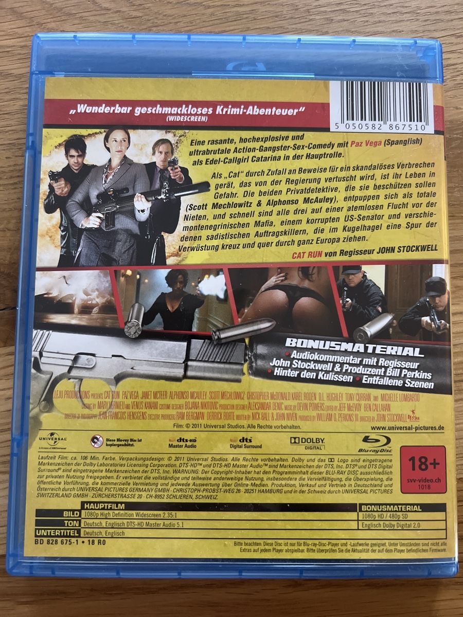 Tutti i DVDs: Cat Run - Blu-ray - – Usato da Steffisburg venduto da balboa_76 1