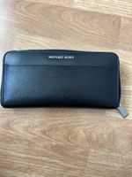 Michael Kors Portemonnaie Schwarz Leder Reissverschluss