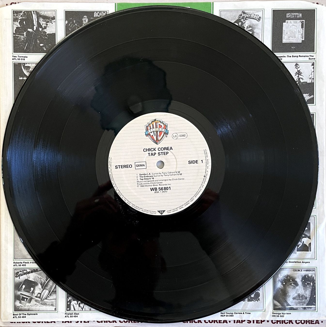 Dischi in vinile: Cick Corea - Tap Step – Usato da Savagnier venduto da Ne2065 2