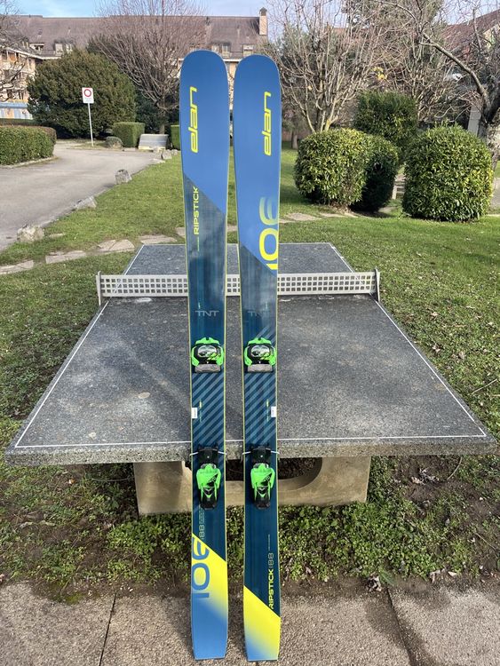 Skis Seul (Sans Fixations) Elan Ripstick 86 T Vert Homme - Livraison