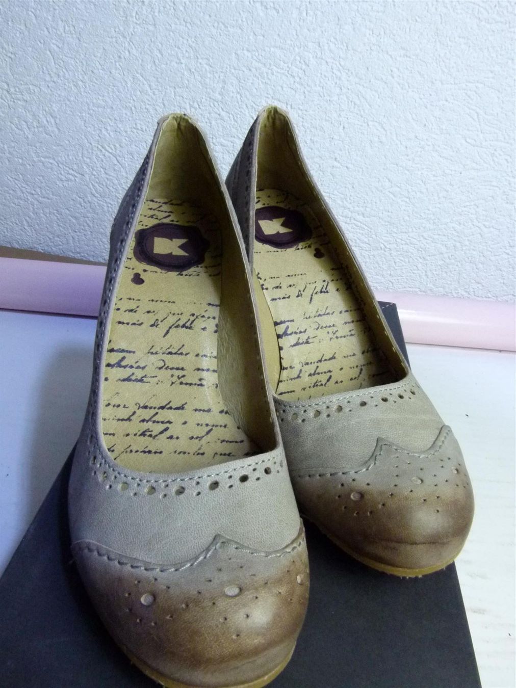 Scarpe da donna: Dkode Leder Schuhe Gr. 36 Lp:129fr. – Nuovo e nell'imballaggio originale da Uerkheim venduto da Justi.y 1