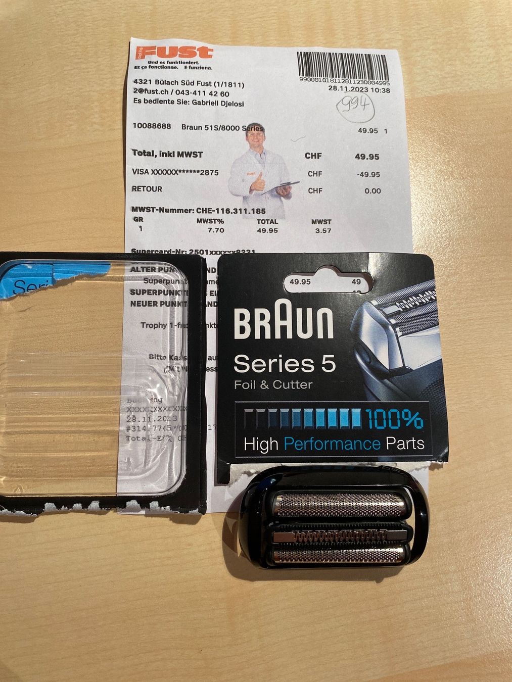 Braun Rasoi & Lamette da barba: Braun RasierkopfSerie 5 – Nuovo (secondo la descrizione) da Bülach venduto da Jackybabue 2