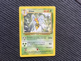 Pokemon Bibor Rare non holo Base Set deutsch