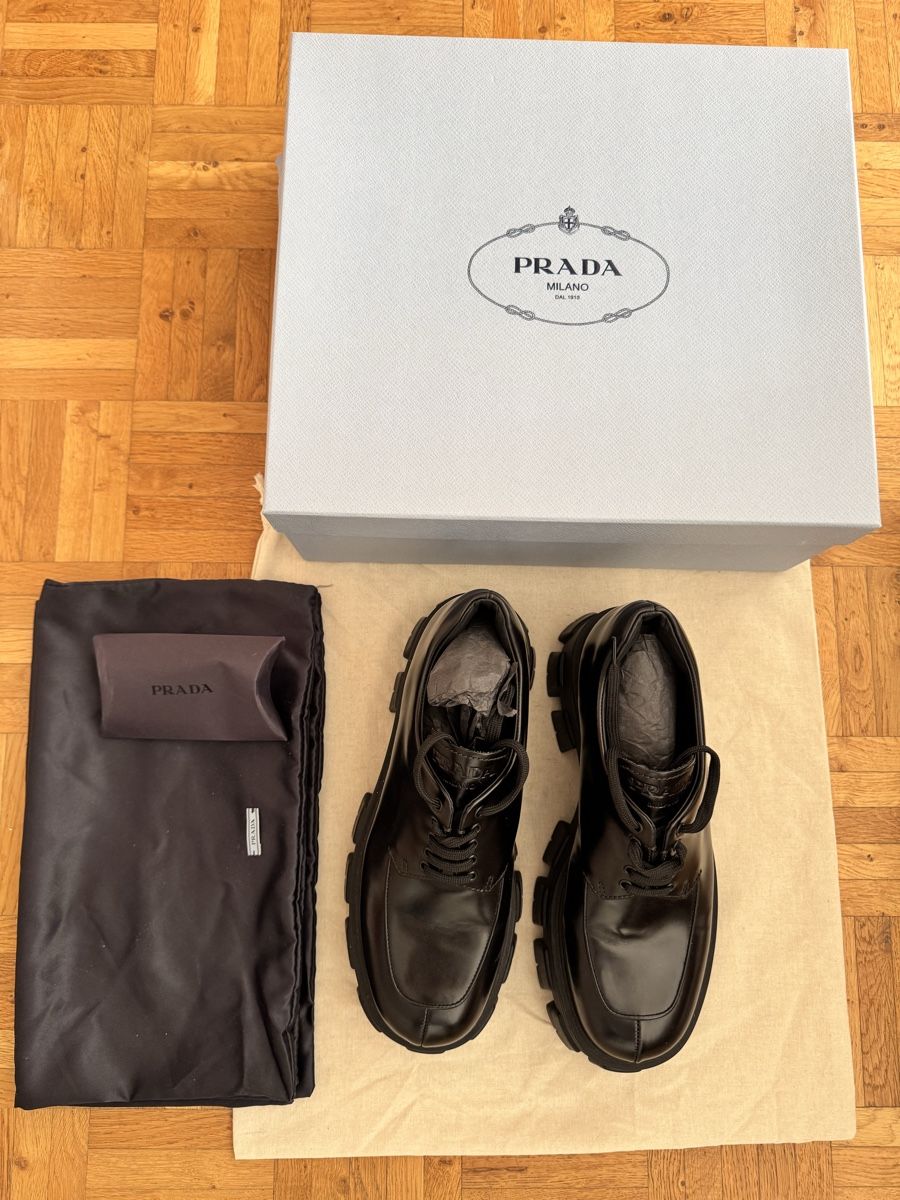 Prada Scarpe da donna: PRADA MONOLITH LACE UP SHOES – Usato da Zürich venduto da won_b75s 4