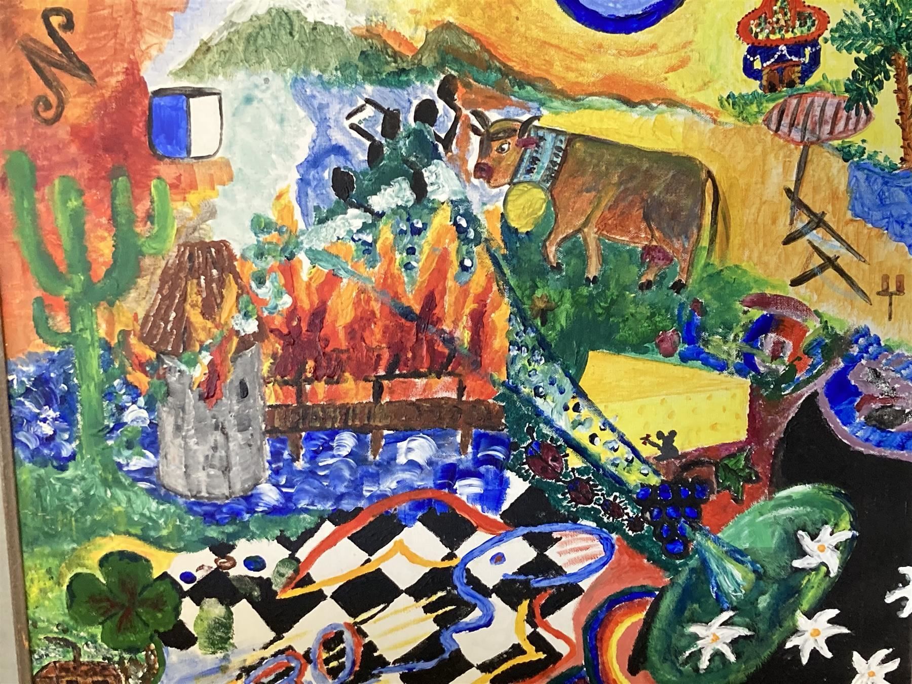Tableaux: LORETTI Pierre Oelgemälde abstrakt – D'occasion à Bern par Jwpm66 1
