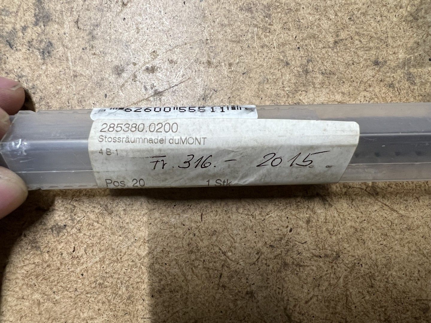 Altro per industria metallurgica: Dumont Stossräumnadel 4 mm – Usato da Zuchwil venduto da dragosmd-maschinen 5