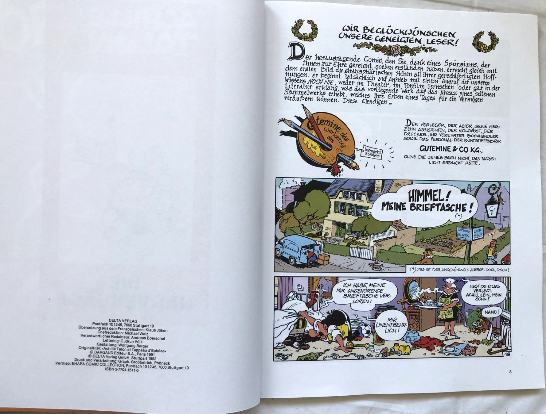 Comics: Achille Talon - Band 1 - Die Nervensäge - SC – Gebraucht aus Schaffhausen von durruti 2