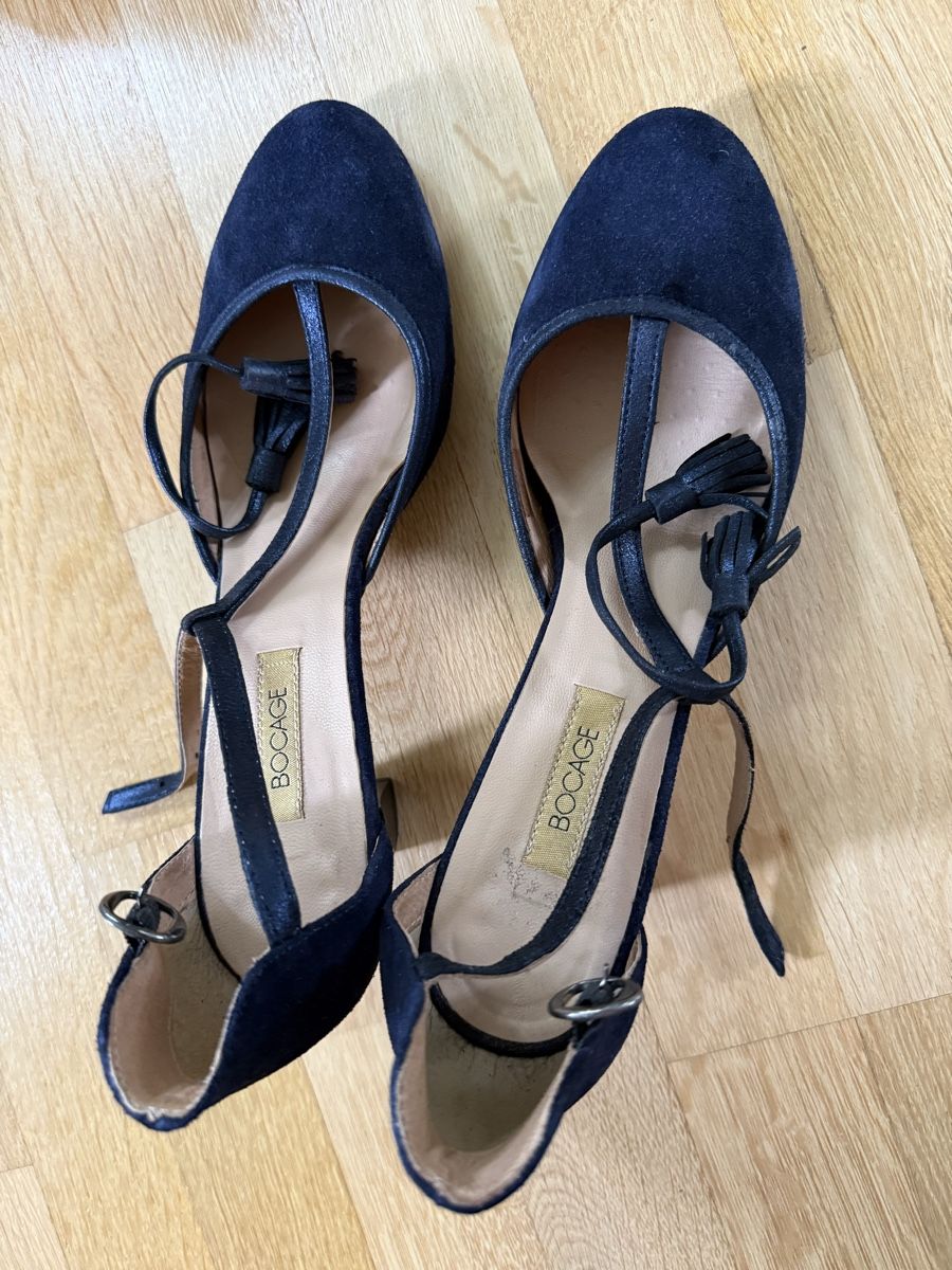 Scarpe da donna: Bocage Veloursleder Pumps - Dunkelblau – Usato da Birmensdorf ZH venduto da bal_6qhz 2