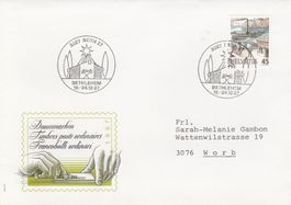 Postbeförderung 45 Rappen FDC