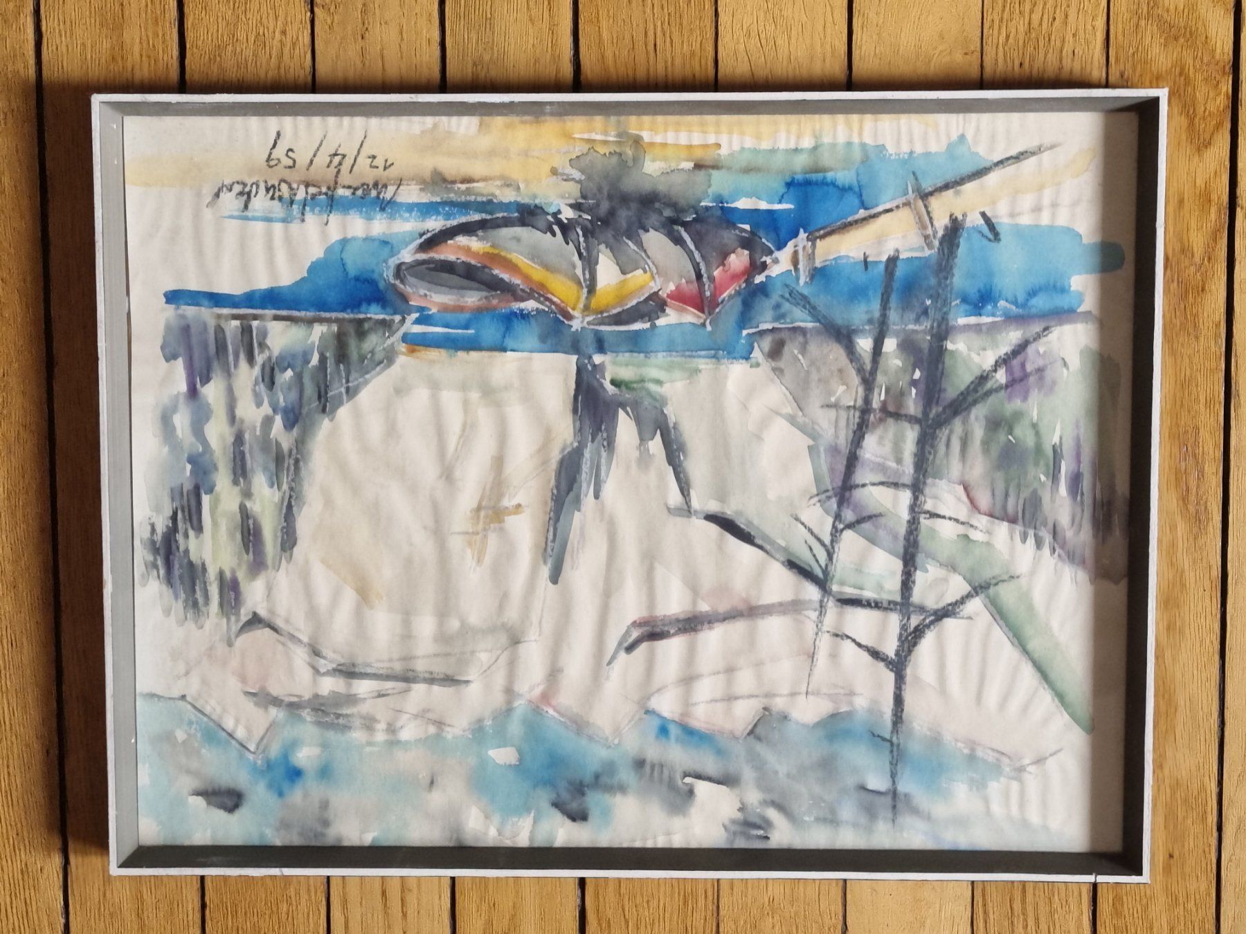 Dipinti: Aquarell Signiert – Usato da Schaffhausen venduto da Leveron13 5