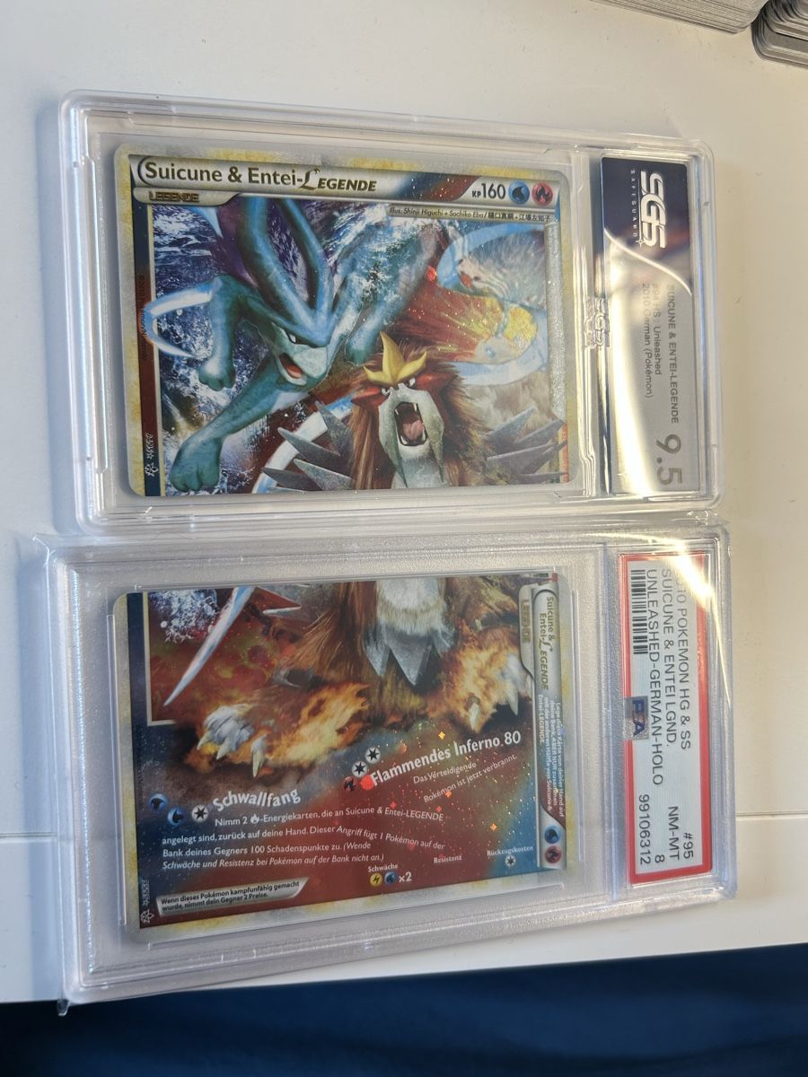 Pokémon Carte collezionabili: Pokemon Suicune & Entei Legende 94/95 & 95/95 – Usato da Vuadens venduto da Numispot 1