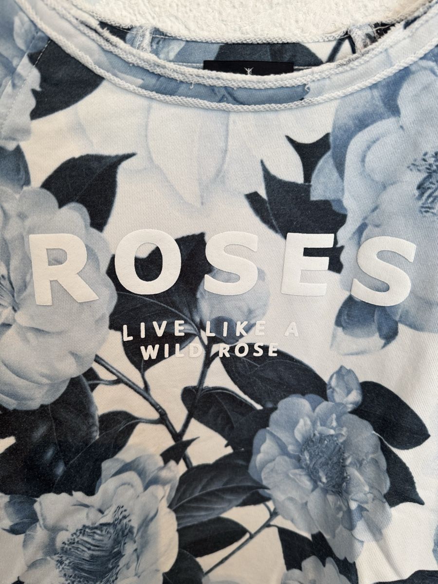 Monari T-shirt: MONARI Pullover Shirt Oberteil Blumen Gr. 36 / S – Usato da Fislisbach venduto da KolibriSecondhand 2